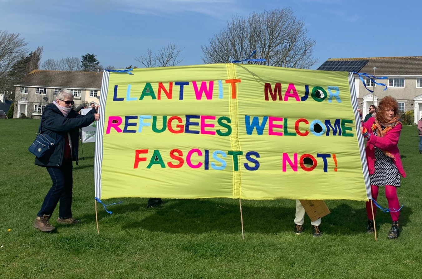 Bro Radio Llantwit Major comes together to peacefully protest